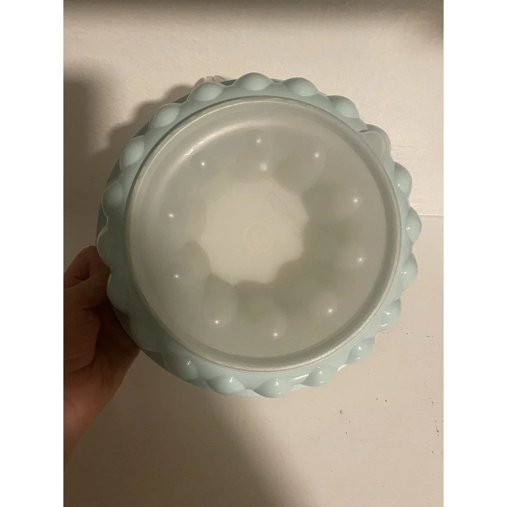 Vintage Tupperware Jello Mold Ice Ring Mint Green 3 Piece
